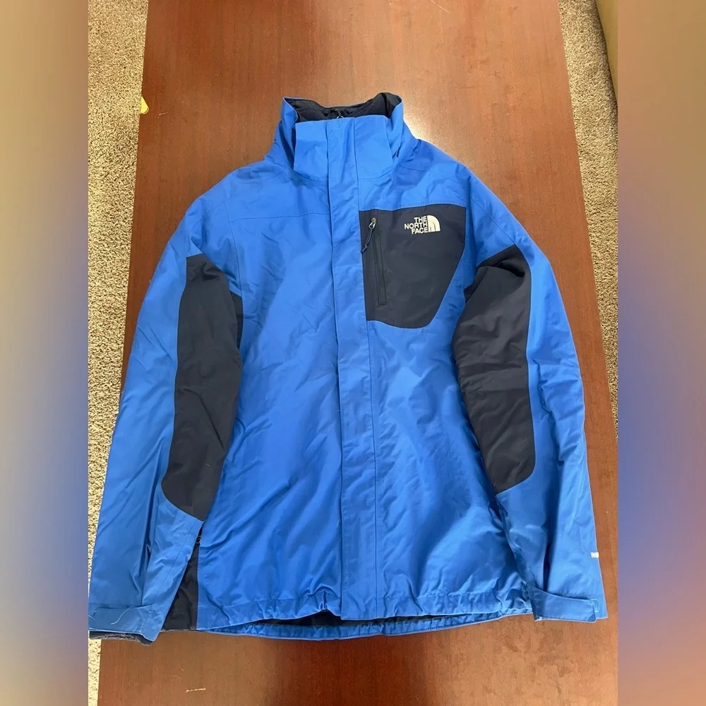 The North Face Navy 2 layer winter coat
